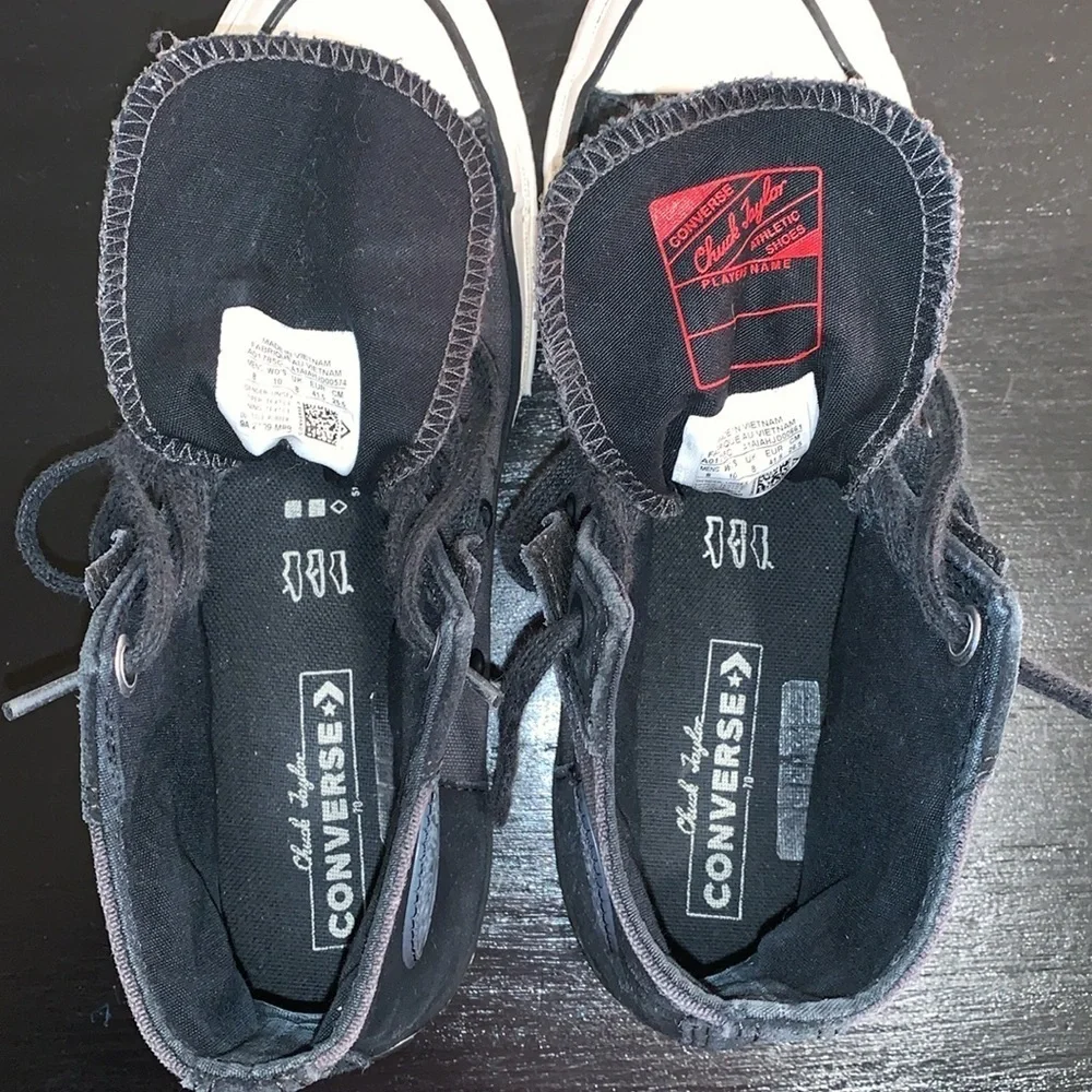 Converse Chuck Taylor 70 All Star High Top Black. Size:‎ Men’s 8/Women’s 10.